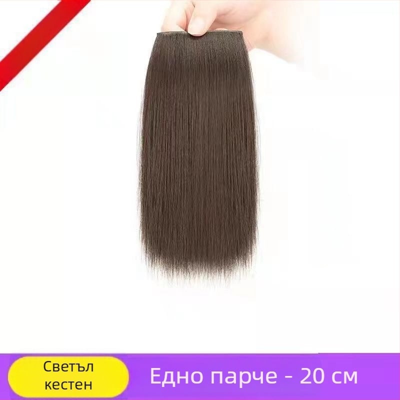 Ex06 Подобрител за обем на косата — две безшевни подложки за короната и страните, права коса, високотемпературна жица, механизъм, без боядисване и перманентно лечение