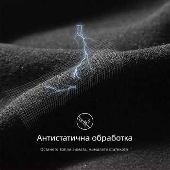 Аерогел термално комплект бельо за унисекс, подплатено с флис, защита на коленете, кръгло деколте, дълъг ръкав и панталони, еднослойно, 181–200 г/м²