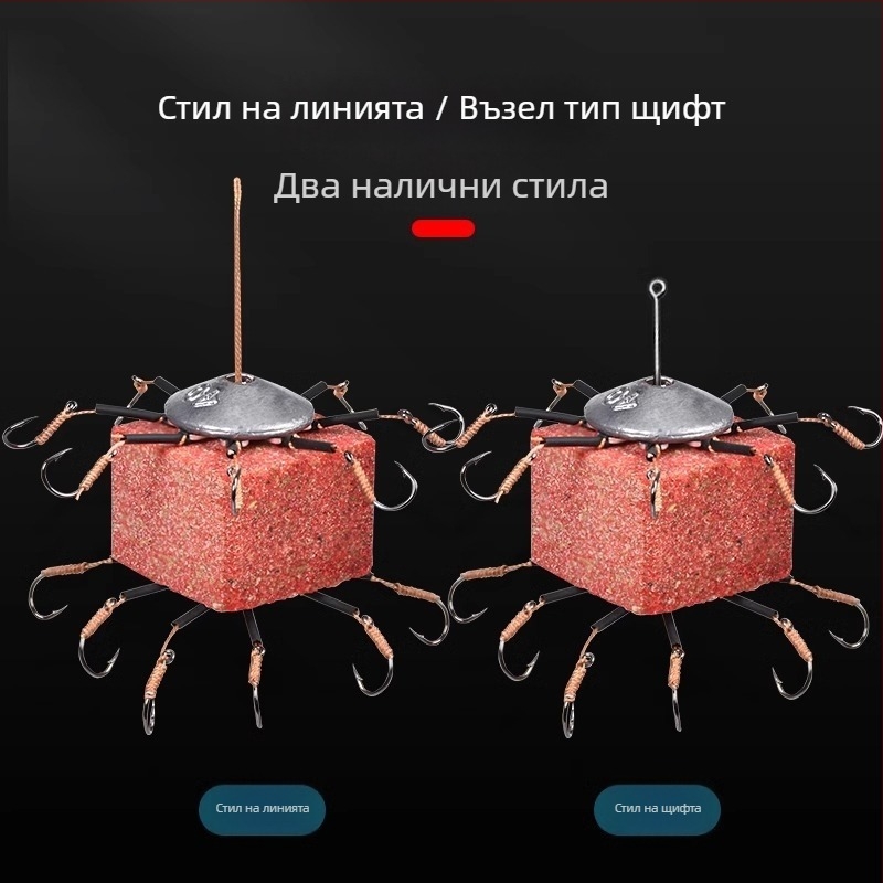 Риболовна кука с експлозивен дизайн, №1, за риболов в потока — Flip Hook