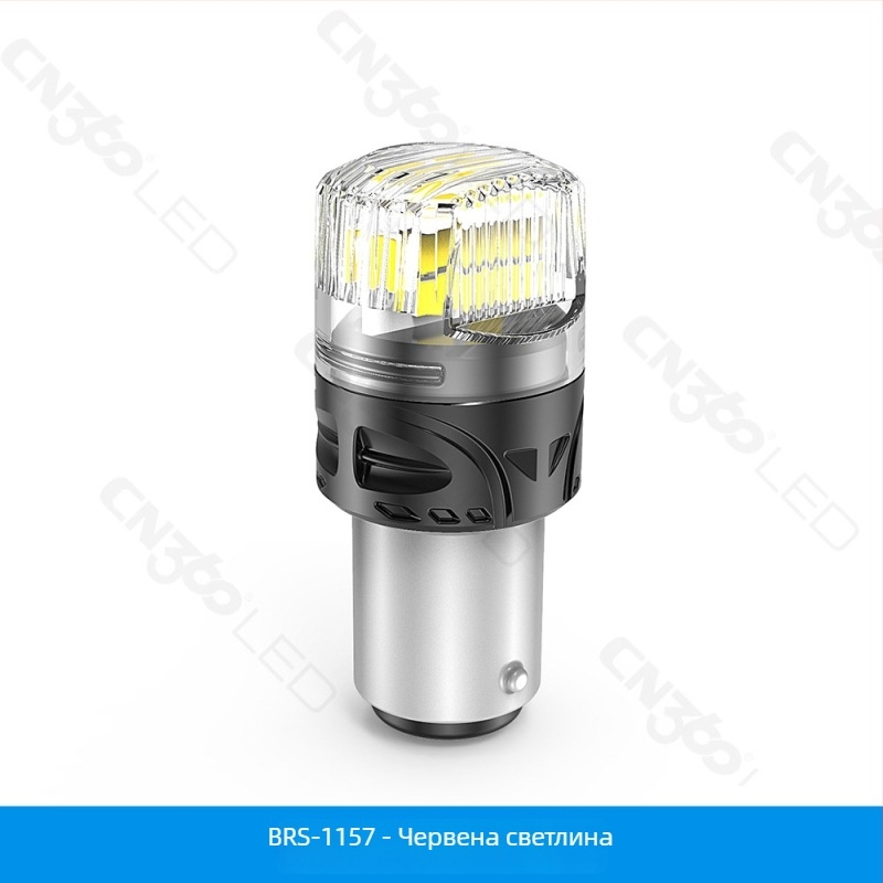 Cn360 Brs LED светлина за мигач на автомобил, 3W, 11-18V, 6000K, съвместима с 1156/1157/3156/3157/7440/7443/t10/t15/t20