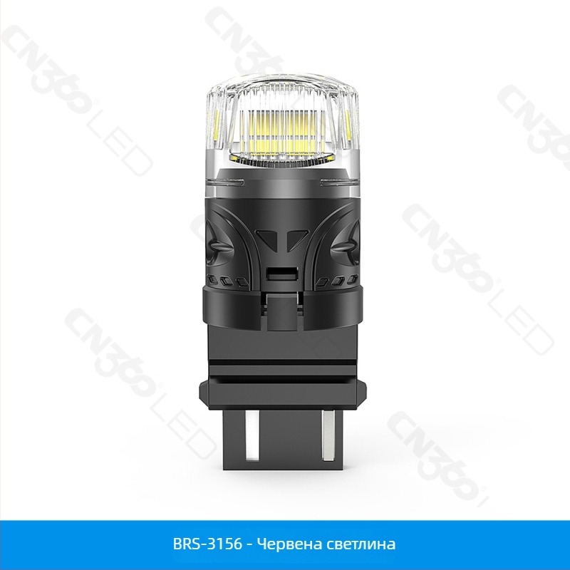 Cn360 Brs LED светлина за мигач на автомобил, 3W, 11-18V, 6000K, съвместима с 1156/1157/3156/3157/7440/7443/t10/t15/t20