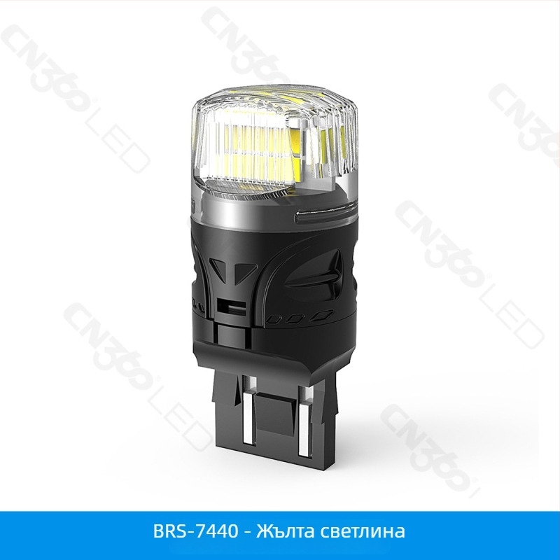 Cn360 Brs LED светлина за мигач на автомобил, 3W, 11-18V, 6000K, съвместима с 1156/1157/3156/3157/7440/7443/t10/t15/t20