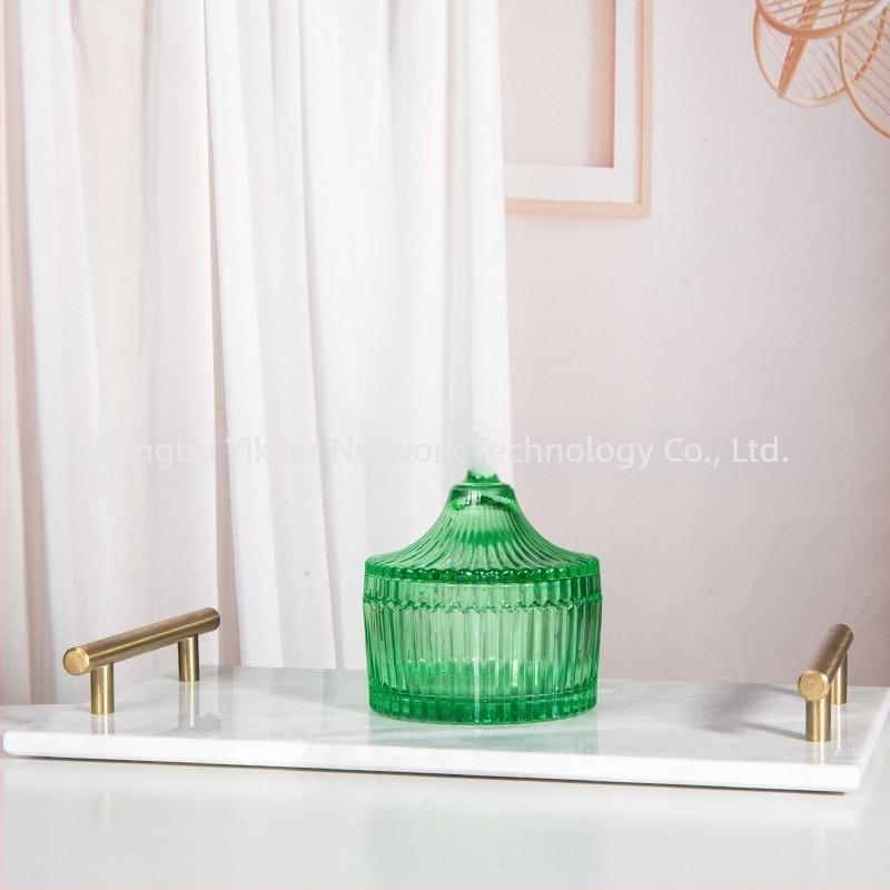 Isol Десктоп кутия за съхранение, стъклена, модел 0033, прахозащитна, капак с отделения