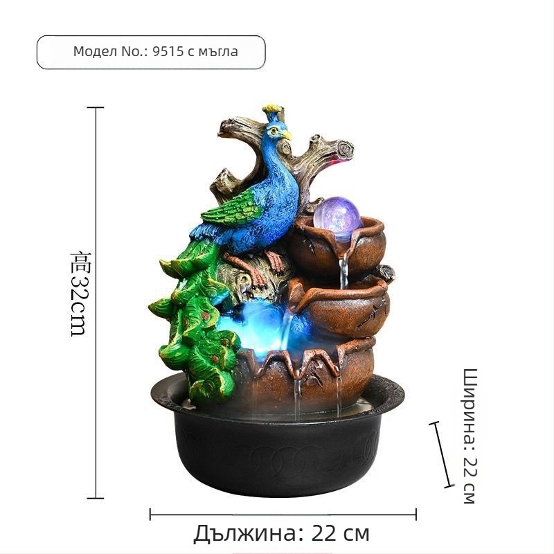 Десктоп фонтан украса – Смола – Лаконичен и модерен стил