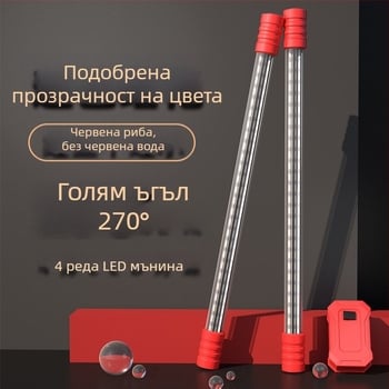 Подводна светлина за аквариум, водоустойчива, супер ярка, усилваща цветовете (Материал: Друг; Внос: Не; Марка: Nothing)