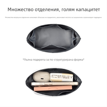 Luo baoshi козметична чанта от Dupont хартия, ултра-лека, подплатена