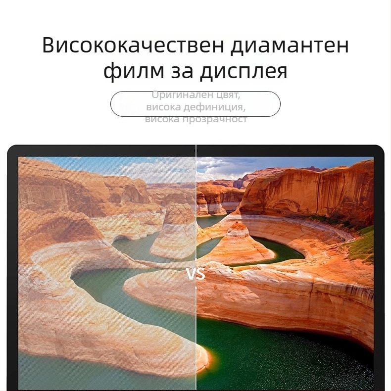 Закалено фолио за екран за MacBook Pro/Air — машинна обработка, OEM производство, тегло около 50 g