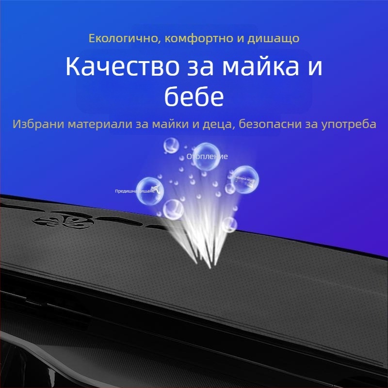 Мат за инструментално табло Honda Haoying 2024 — геометричен рисунък, печатано лого, термоизолация и засенчване
