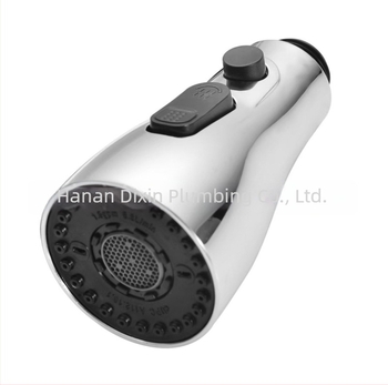 Издърпващ се кухненски смесител със спрей дюза за смяна (ABS материал, защита срещу пръски)