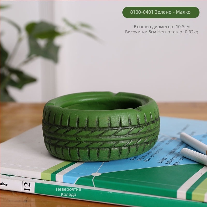 Настолен пепелник с форма на гума, минималистичен индустриален технологичен дизайн, модел AS65465161