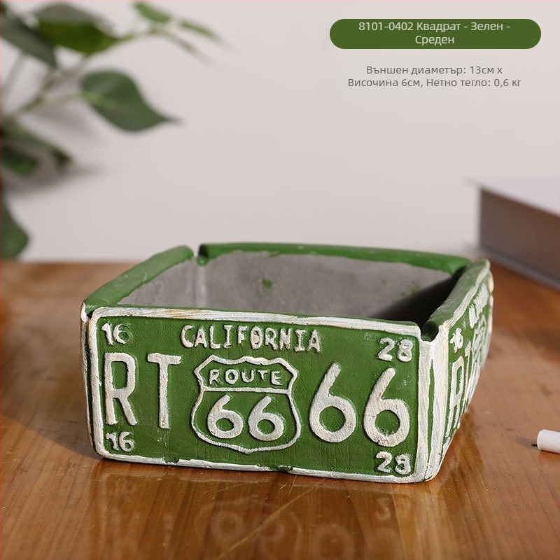 Настолен пепелник с форма на гума, минималистичен индустриален технологичен дизайн, модел AS65465161