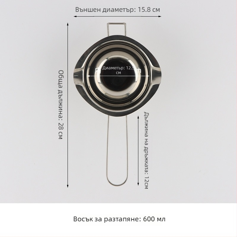 Mingmens комплект за изработка на ароматични свещи — ръчно изработени инструменти с индукционна плоча, съд за восък и термометър