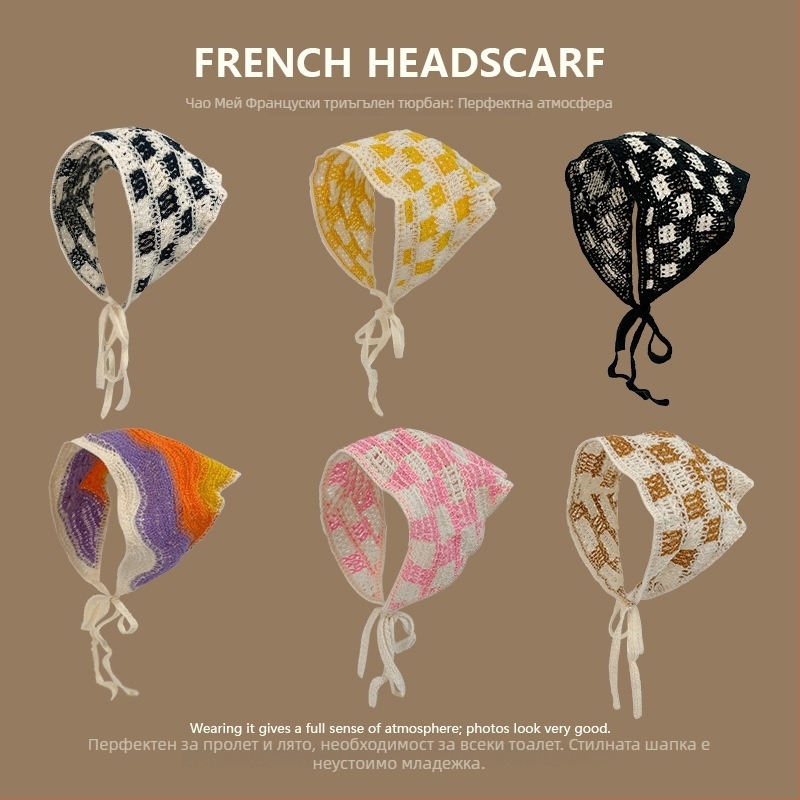 Лента за глава, корейски стил, унисекс, акрил, геометричен дизайн