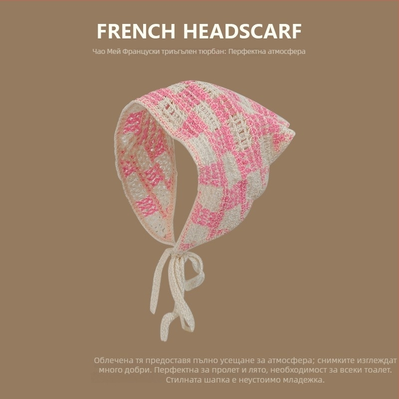 Лента за глава, корейски стил, унисекс, акрил, геометричен дизайн