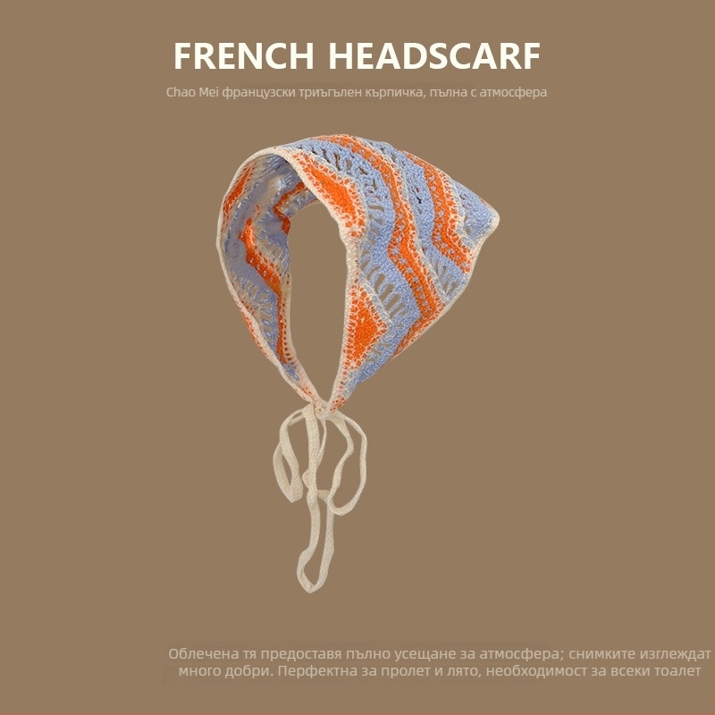 Лента за глава, корейски стил, унисекс, акрил, геометричен дизайн