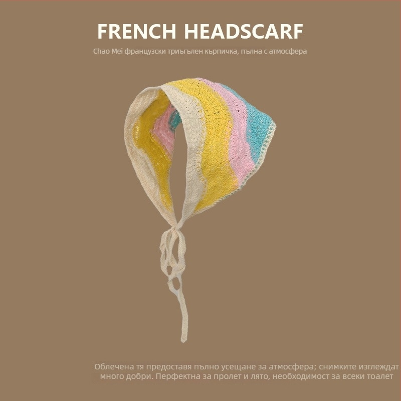 Лента за глава, корейски стил, унисекс, акрил, геометричен дизайн