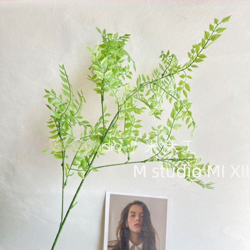 Изкуствено растение в стил Monet Garden и Mori landscape, изработено от пластмаса с меко лепило, за сватби, външни сцени, фотореквизит и домашен декор