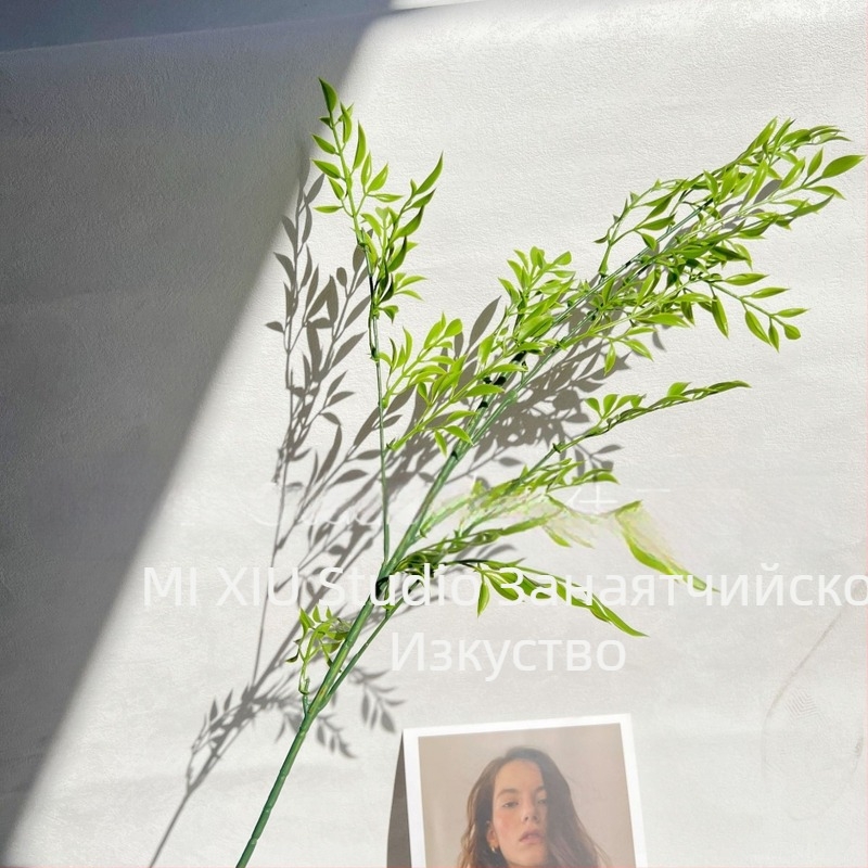 Изкуствено растение в стил Monet Garden и Mori landscape, изработено от пластмаса с меко лепило, за сватби, външни сцени, фотореквизит и домашен декор