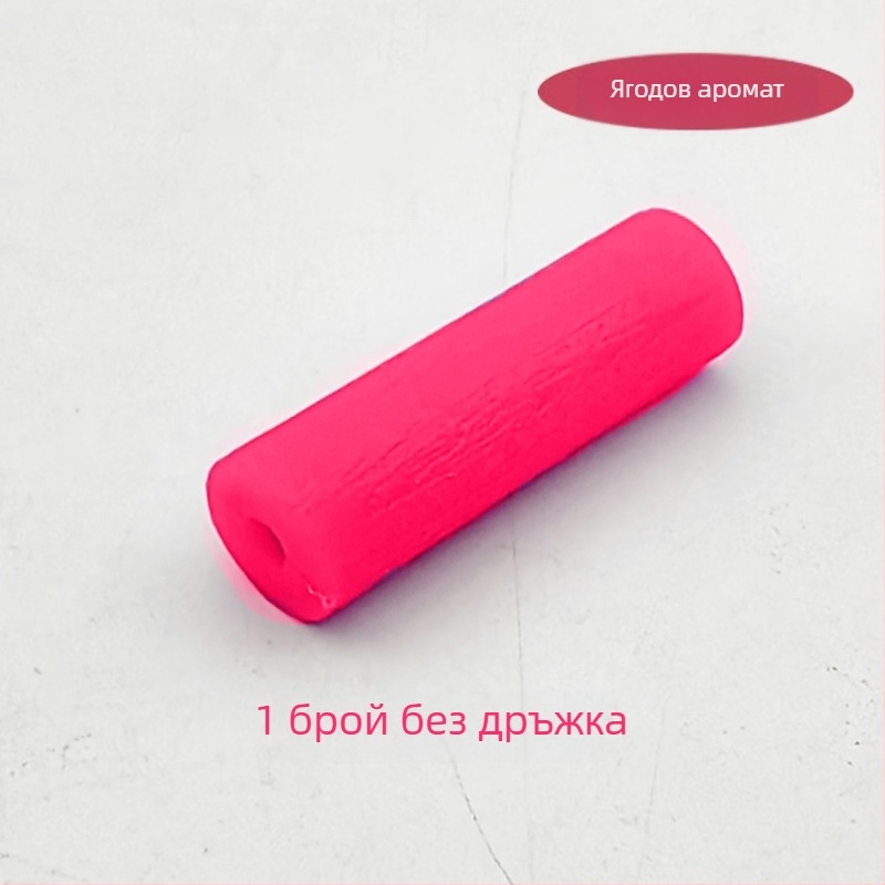 ортодонтска силиконова дъвкалка с куха конструкция, за възрастни, плодово ароматизирана, опаковка 1000 бр