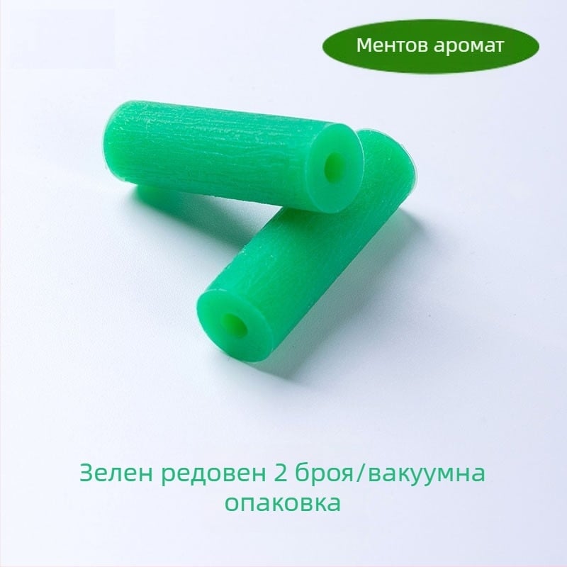 ортодонтска силиконова дъвкалка с куха конструкция, за възрастни, плодово ароматизирана, опаковка 1000 бр