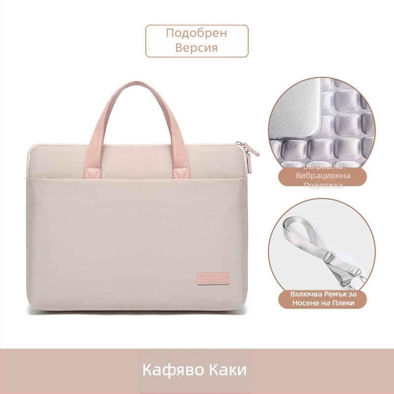 Офис портфейл от платно за документи - водоустойчив, износоустойчив, удароустойчив, дизайн за намаляване на натоварването