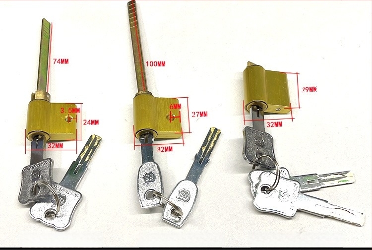 Цилиндър за заключване, специално оформен електронен цилиндър за интериорни и хотелски врати, цинкова сплав