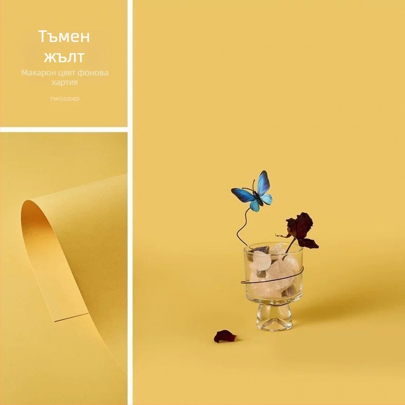 Хартия за фотографски фон за натюрморт с картонена подложка (на склад)