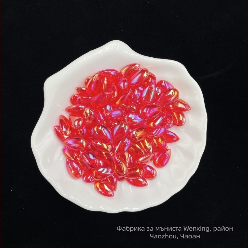 Разпръснати мъниста – акрил, електроплатиране, OEM наличен, интернет знаменит стил, Есен 2022