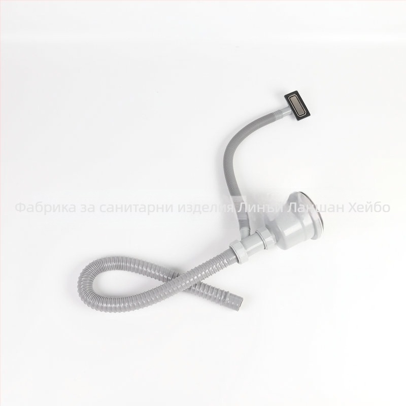 Комплект дренаж за кухненска мивка от неръждаема стомана, с функция против миризма, модел 042, тегло 200 g