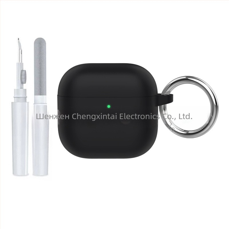 AirPods 4 силиконов предпазен калъф, универсален, пълна защита, инжекционно формоване