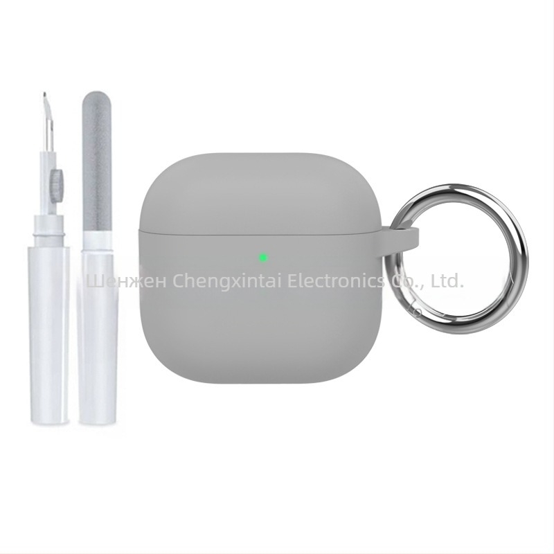 AirPods 4 силиконов предпазен калъф, универсален, пълна защита, инжекционно формоване