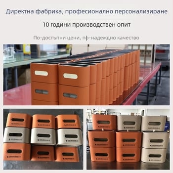 Кожена овална кутия за салфетки, модел Cxk-65, пакет от 6, многофункционална