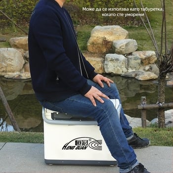 Hengguan рибарска изолационна кутия 28L/30L/35L, преносим охладител за открит риболов 010