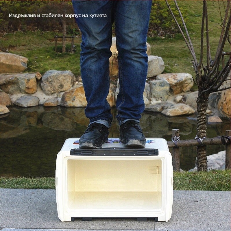 Hengguan рибарска изолационна кутия 28L/30L/35L, преносим охладител за открит риболов 010