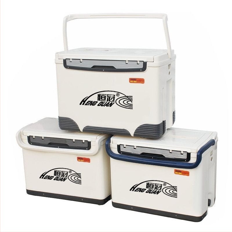 Hengguan рибарска изолационна кутия 28L/30L/35L, преносим охладител за открит риболов 010