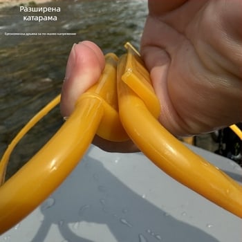 Кутия за риболов със сухо и мокро разделение, кофа за живи риби с държач за въдица, седалка и подсилен корпус