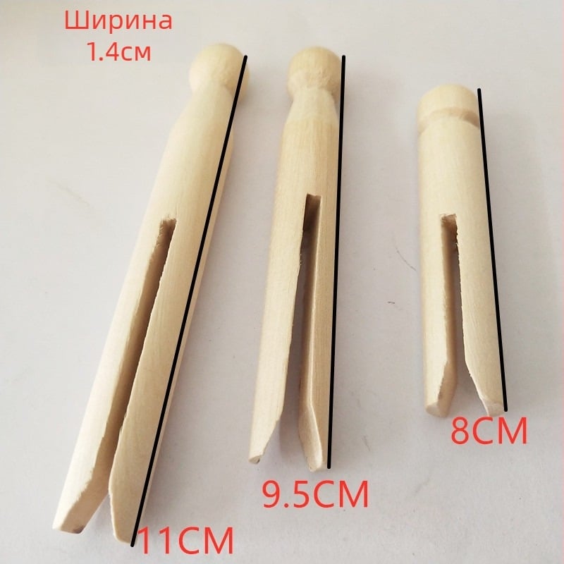 DIY дървен клип за запечатване на пакет със закуски и творческа дървена фигурка за домашна декорация