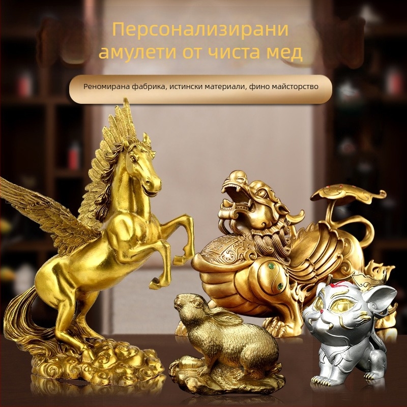 Медна статуя Буда, декоративен предмет, персонализиран архитектурен модел, сувенир