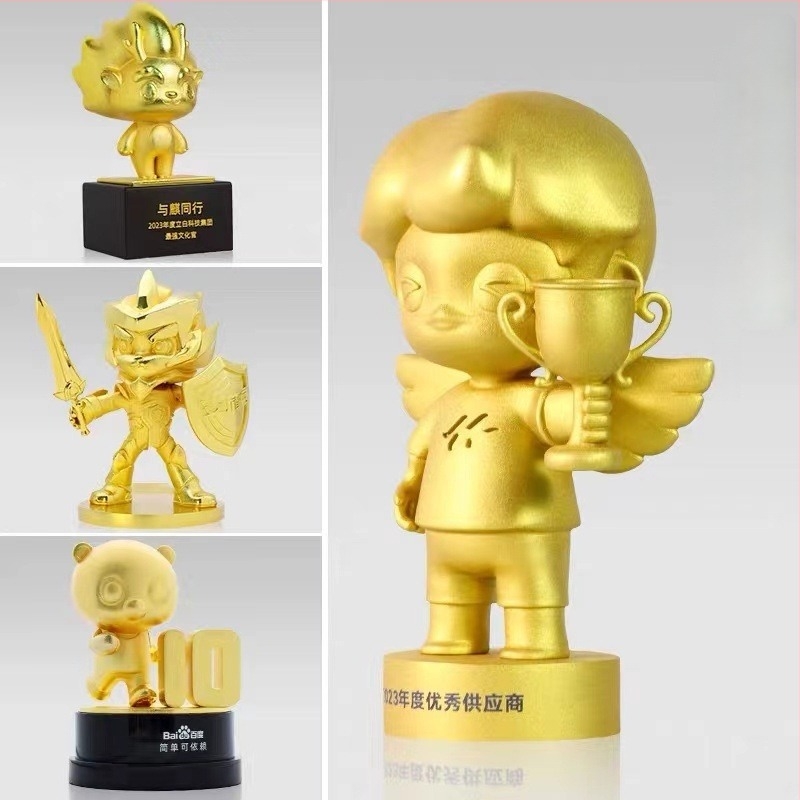 Персонализирани метални фигури от цинкова сплав, 3D модели за декор и архитектурни сувенири