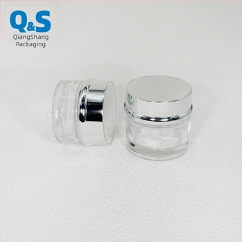 Leibonnie 30g-120ml козметична стъклена бутилка с рамен дизайн, бутилка с помпа за лосион, крем и тоник
