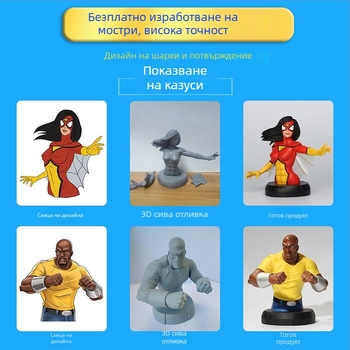 Персонализирани карикатурни фигури, аниме персонажи, мини ландшафт, плюшени играчки, смолени украси, занаятчийски изделия