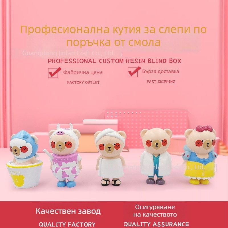 Персонализирана смолена талисманова фигура, аниме стил, персонализирани животински смолени фигури
