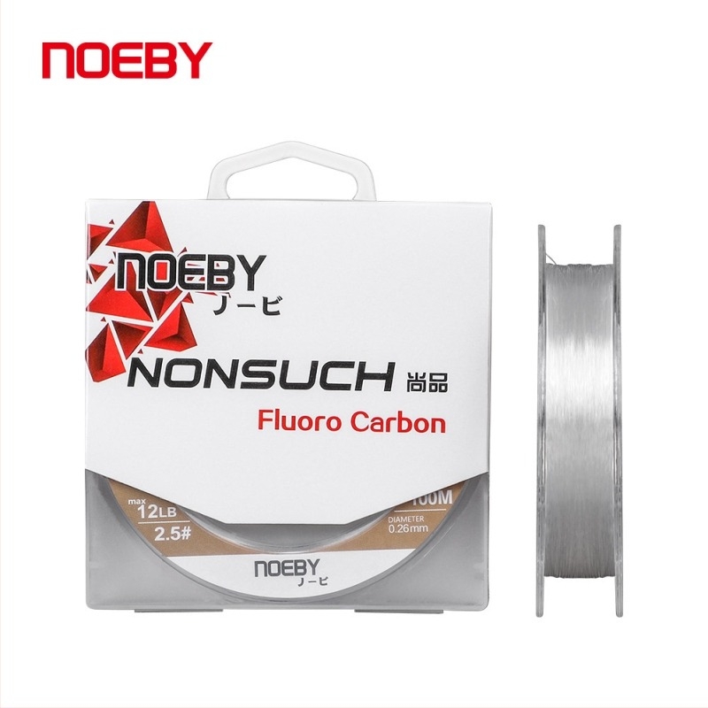 Nobby флуорокарбонова риболовна линия със нейлонов лидер