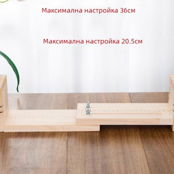 Масивна дървена рамка за плетене на гривни и основа за фиксиране на плетене на въже за деца