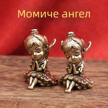 Ангелско момиче орнамент за настолен бюро, офис и дневна — чайно животно декоративен предмет