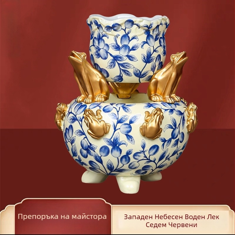 2026 година на коня Li Juming — югозападен благоприятен талисман, декоративна фигура за хол и офис, Tian Shui Hua Qi Седем Червени