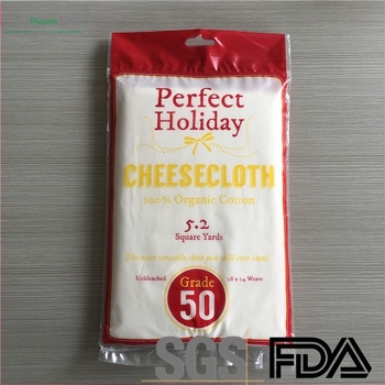 Памучна марля за сирене, кухненска марля, клас 10-90, 100% памук, за изцеждане и филтриране