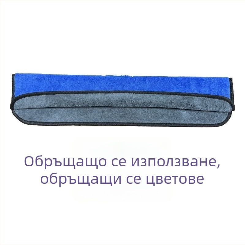 Нов модел кърпа за моп за домашно почистване, микрофибър, удебелена кърпа за изтриване и измиване, двупосочно използване