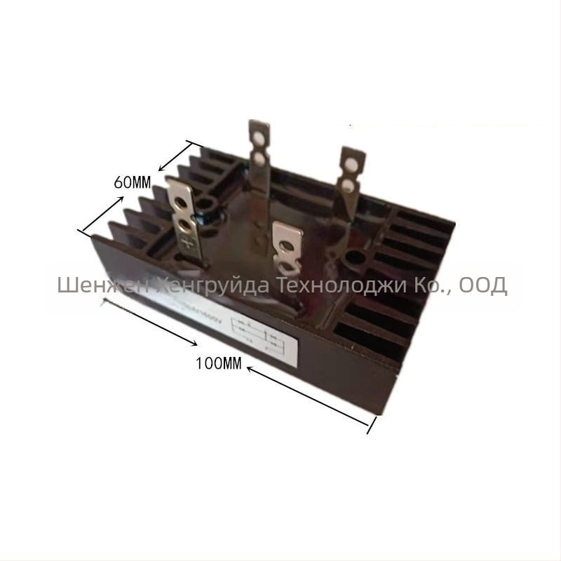 Еднофазен мостов изправител QL60A1200V, 4-крака, за генератор, с вграден радиатор