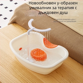 У-образен басейн за миене на коса с водна циркулация за домашна употреба – плосък легнал дизайн, грижа за косата според традиционна китайска медицина, отопление и постоянна температура
